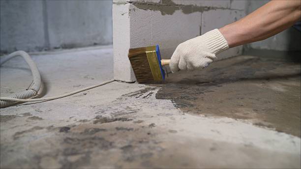 Crawl space vapor barrier installation in Woodstock, VA